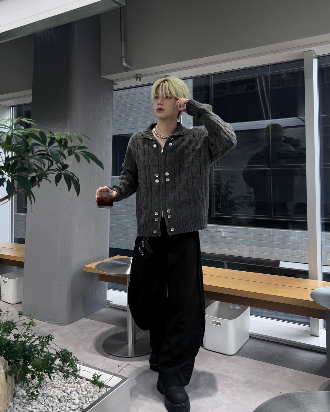 【即納】ダブルジップニット MO5007