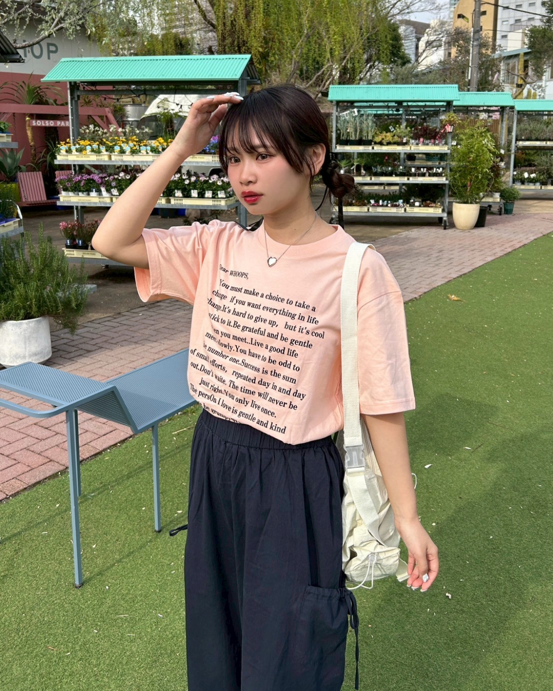 レタリングTシャツ MR0067