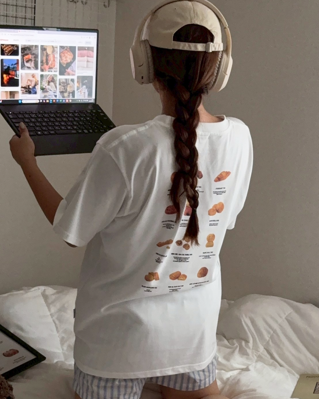 ベーカリープリントTシャツ TM0033
