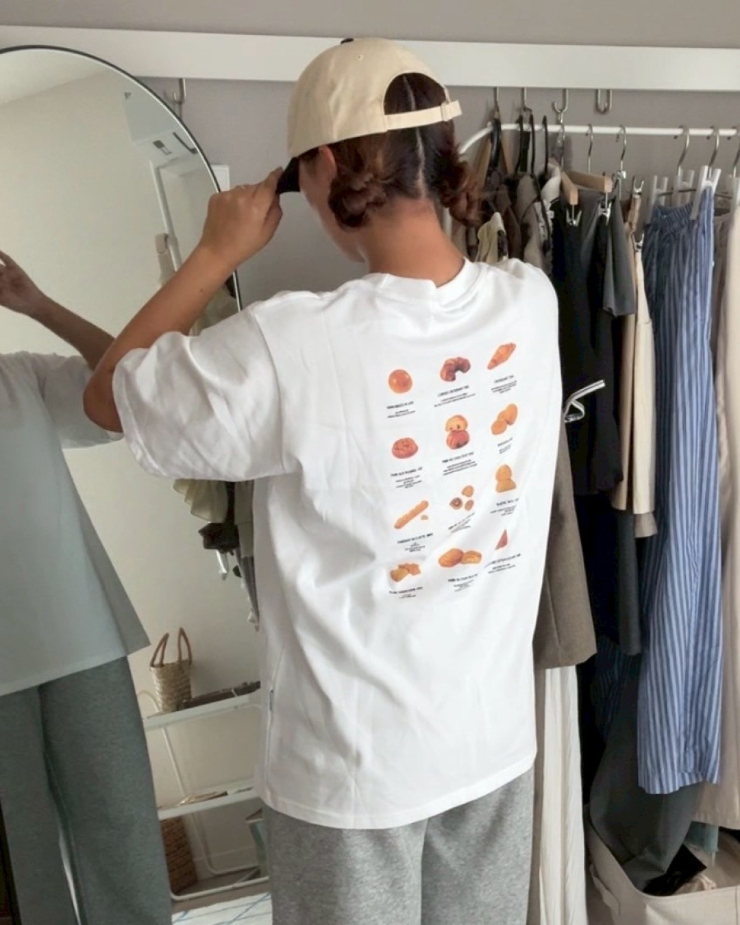 ベーカリープリントTシャツ TM0033