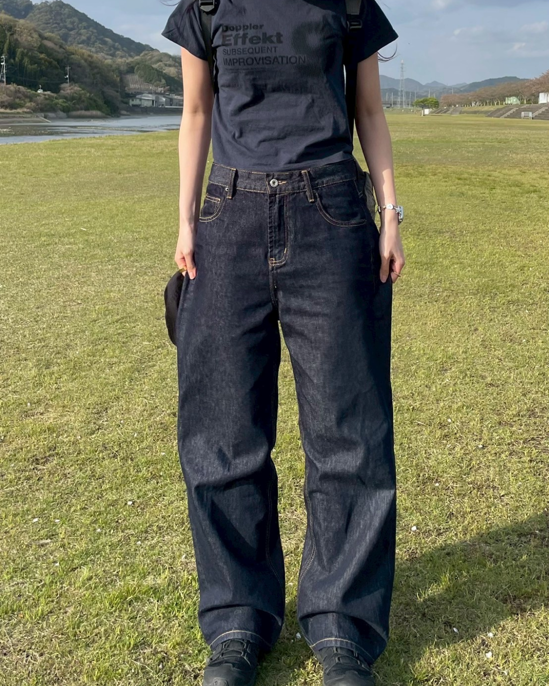 ルーズストレートデニム MU0013