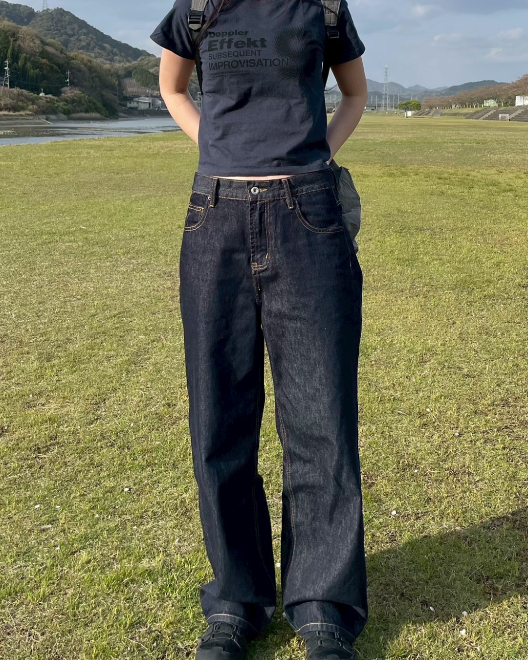 ルーズストレートデニム MU0013