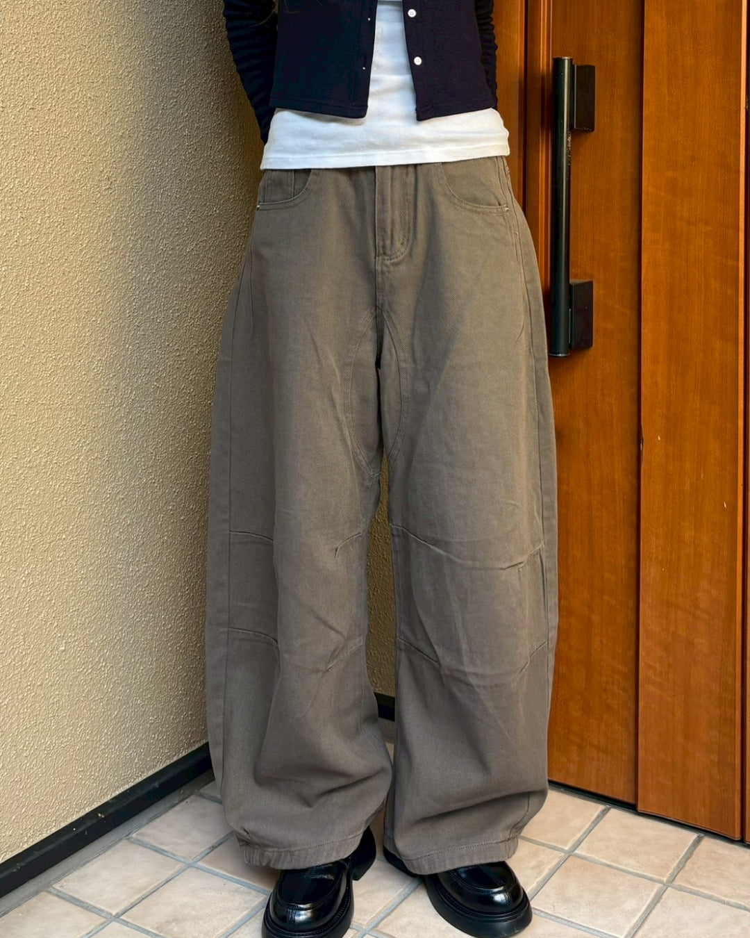 【即納】カーブシルエットパンツ MU0140