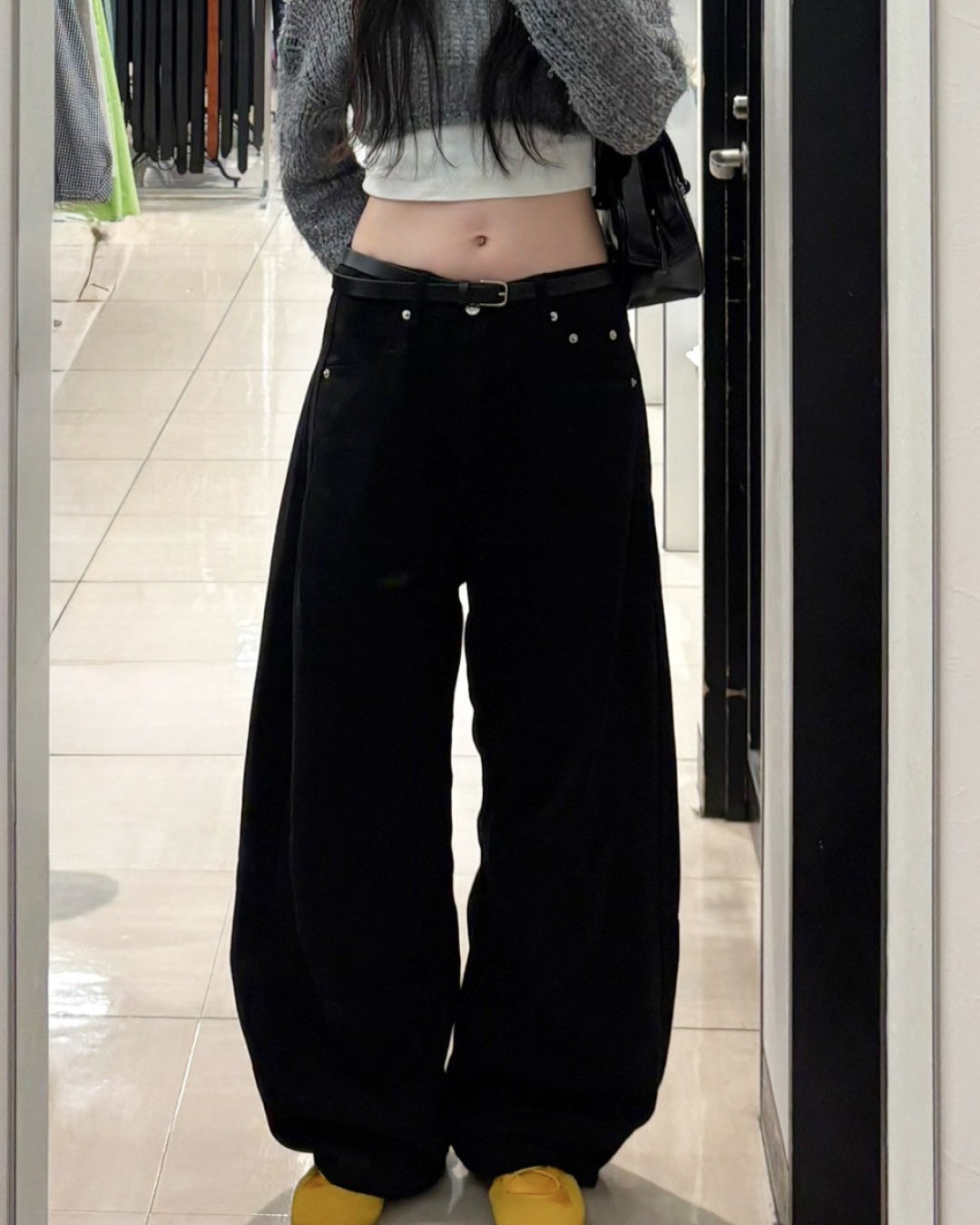 【即納】カーブシルエットパンツ MU0140