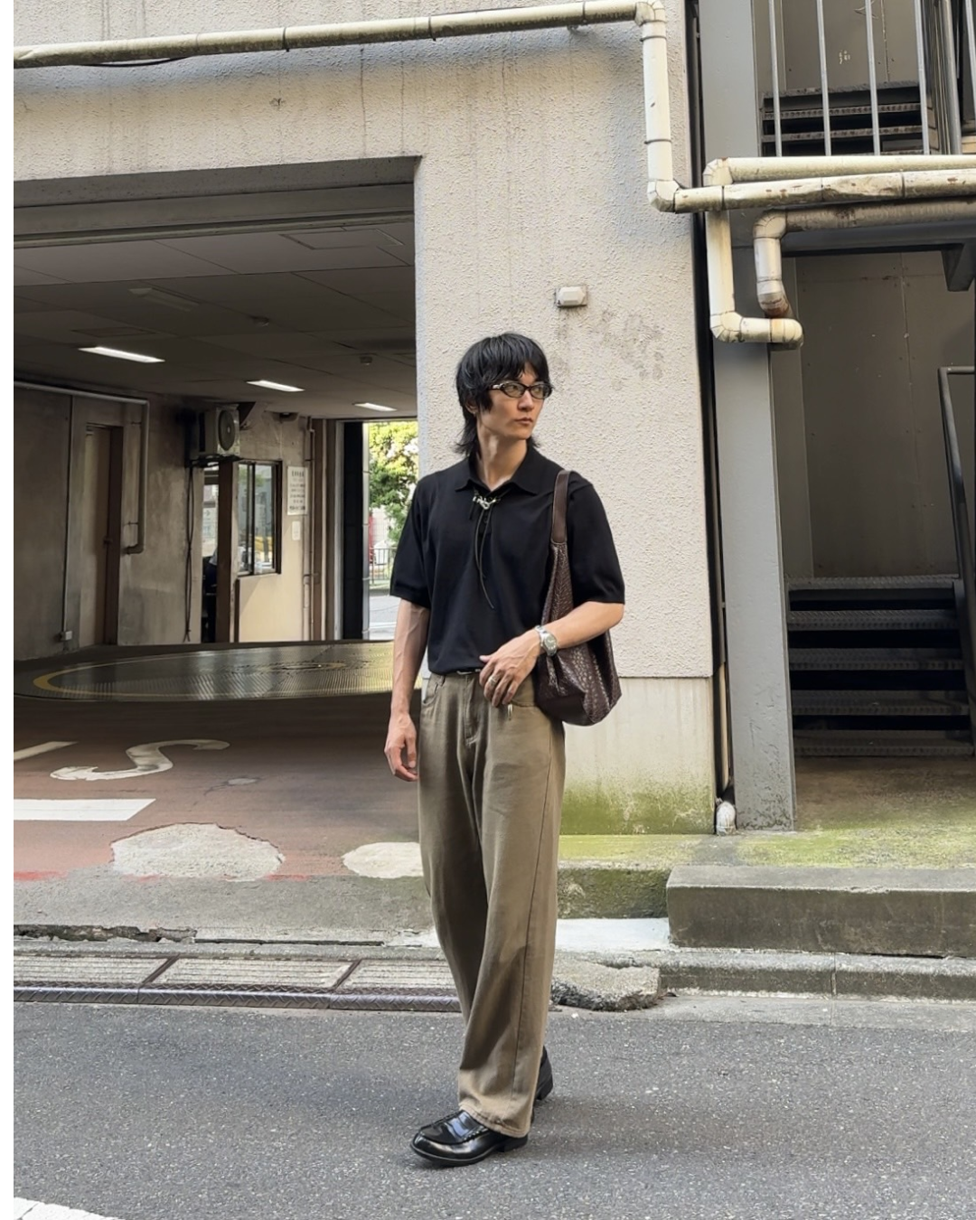 ブラウンメッシュショルダーバッグ
NA1035
