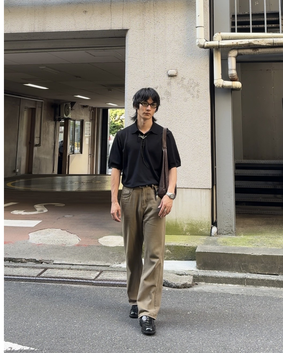 ブラウンメッシュショルダーバッグ
NA1035