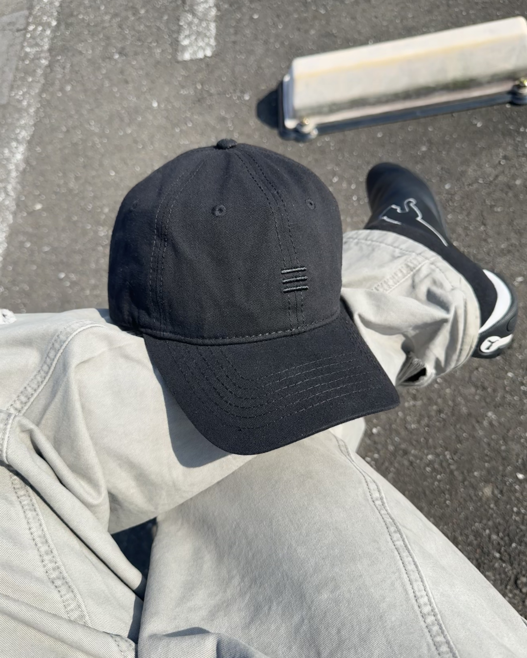 ストリートブラックキャップ NA1075