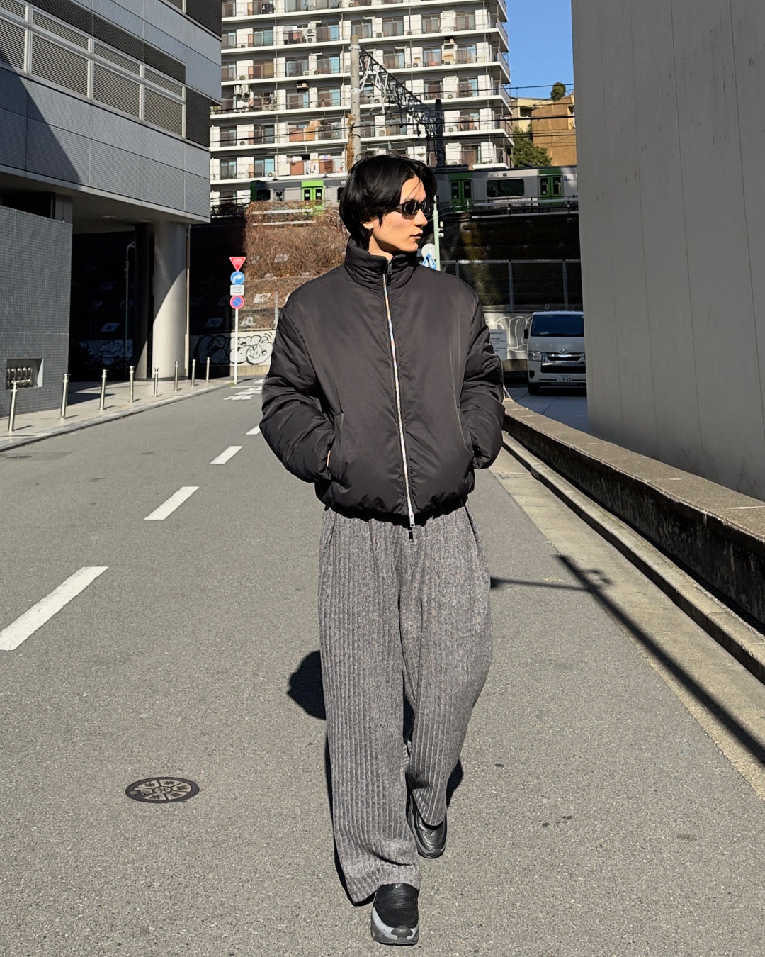 ルーズストレートニットパンツ NA1114