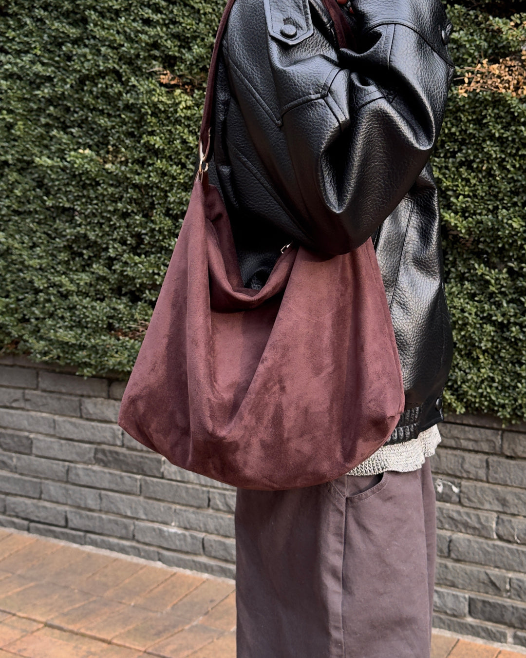 スウェードワンショルダーバッグ NA1125