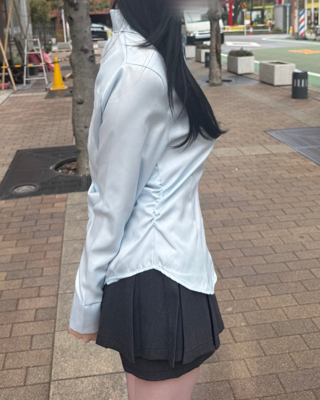 【即納】ウエストシェイプシャツ NO0014