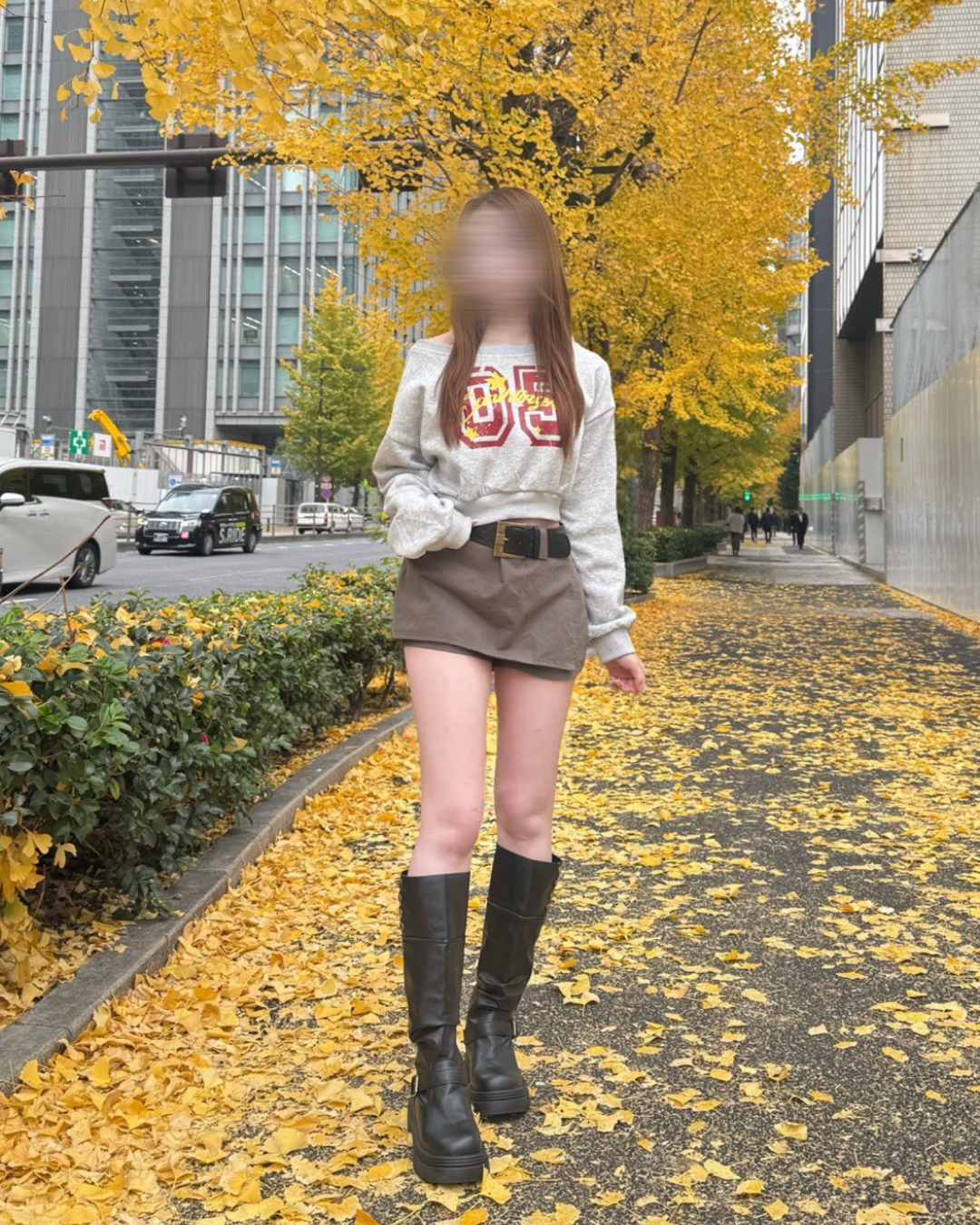 ワンショルダーナンバーロゴスウェット NO0147