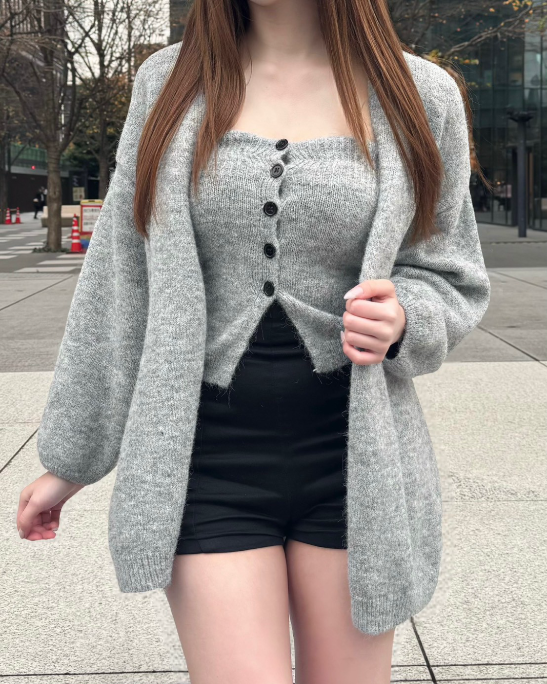 モヘアニットカーディガン＆ニットトップス NO3001 – YOLO（ヨロ