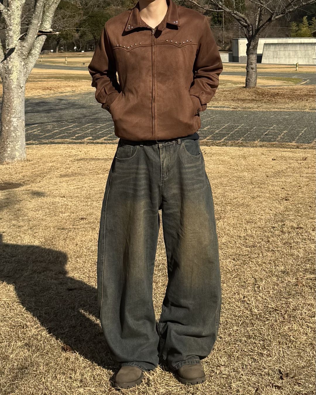 スウェードスタッズブルゾン
NS0002