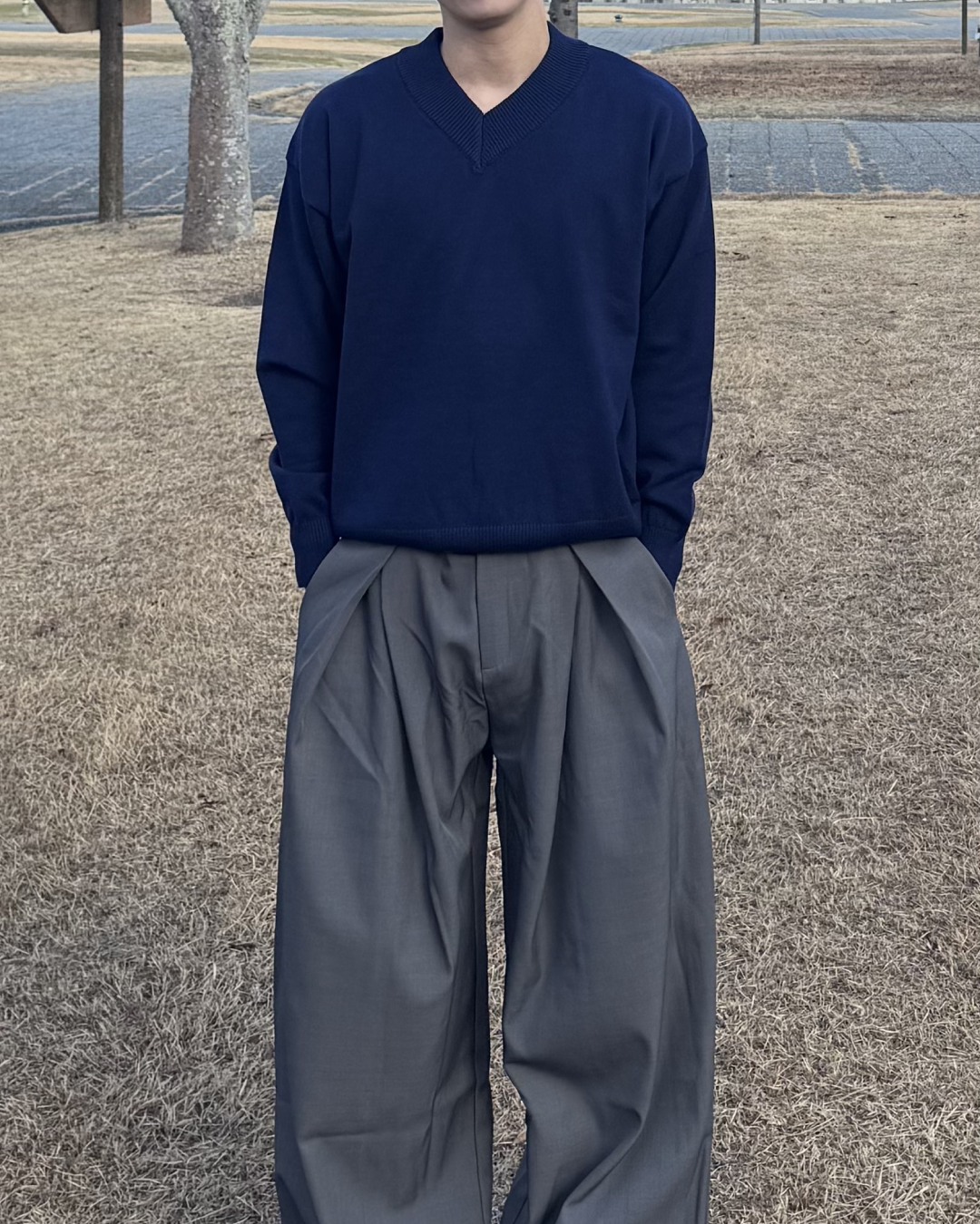 Vネックマルチセーター
NS0008