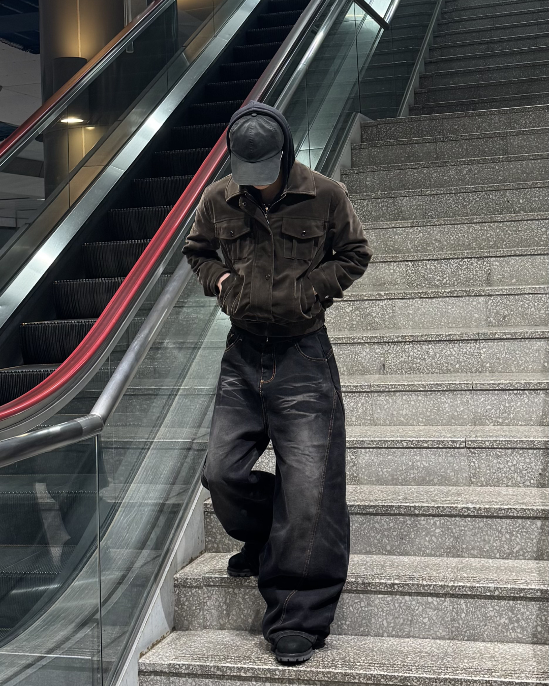 サイドステッチウォッシュバルーンデニム
NS0009