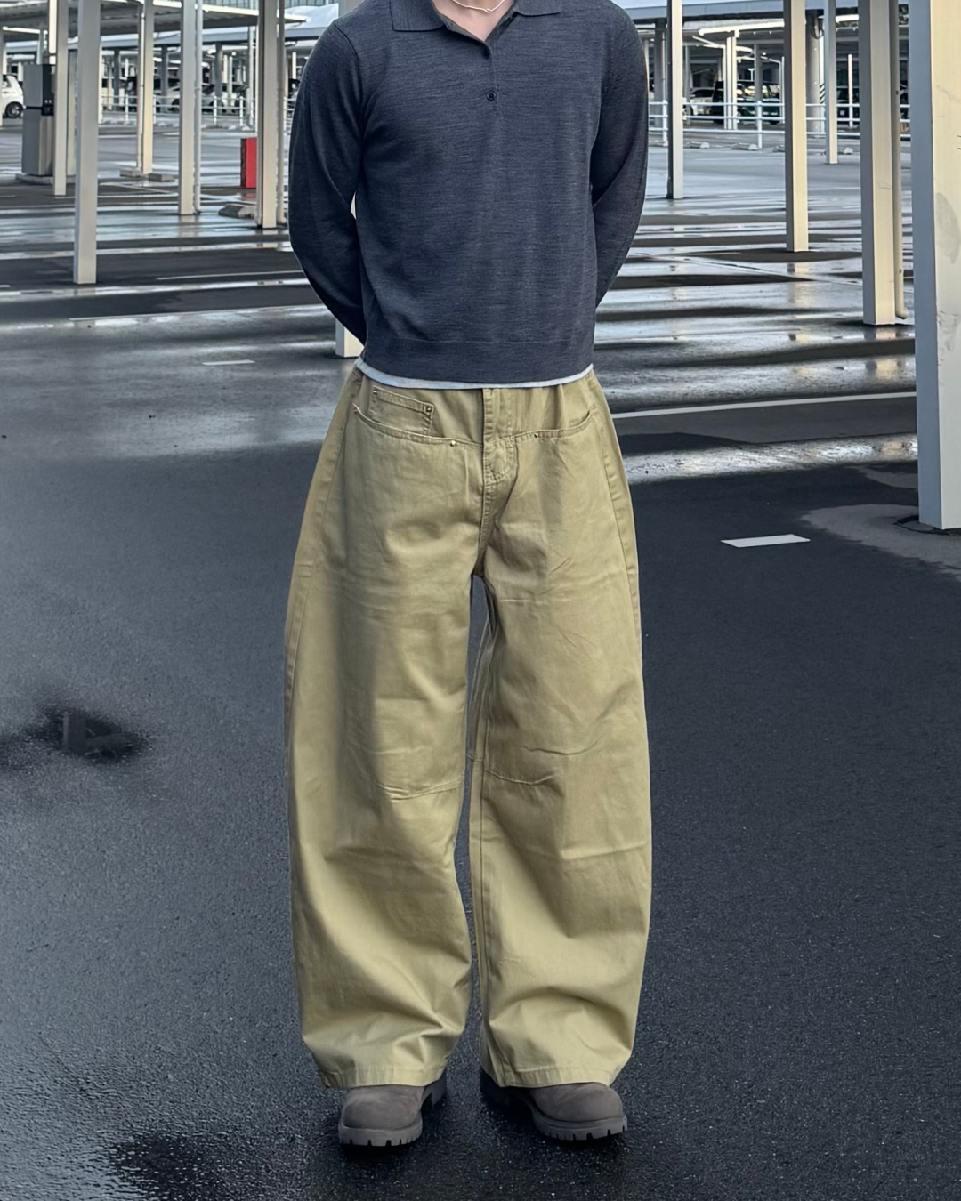 月曜日まで 今季SS最新30%off tao バルーンパンツ カーキ タックワイドバルーンパンツ NS0055 – YOLO（ヨロ）｜ファッション通販