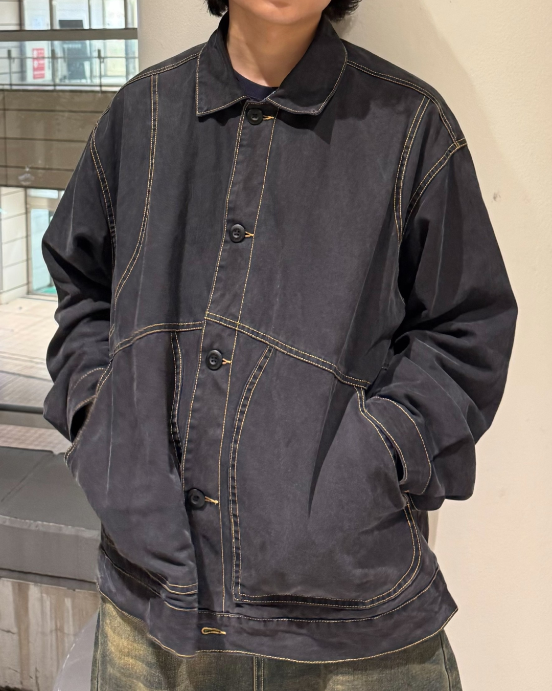 ステッチデニムジャケット OK0017 – YOLO(ヨロ)|ファッション通販 ステッチデニムジャケット OK0017 – YOLO(ヨロ)|ファッション通販