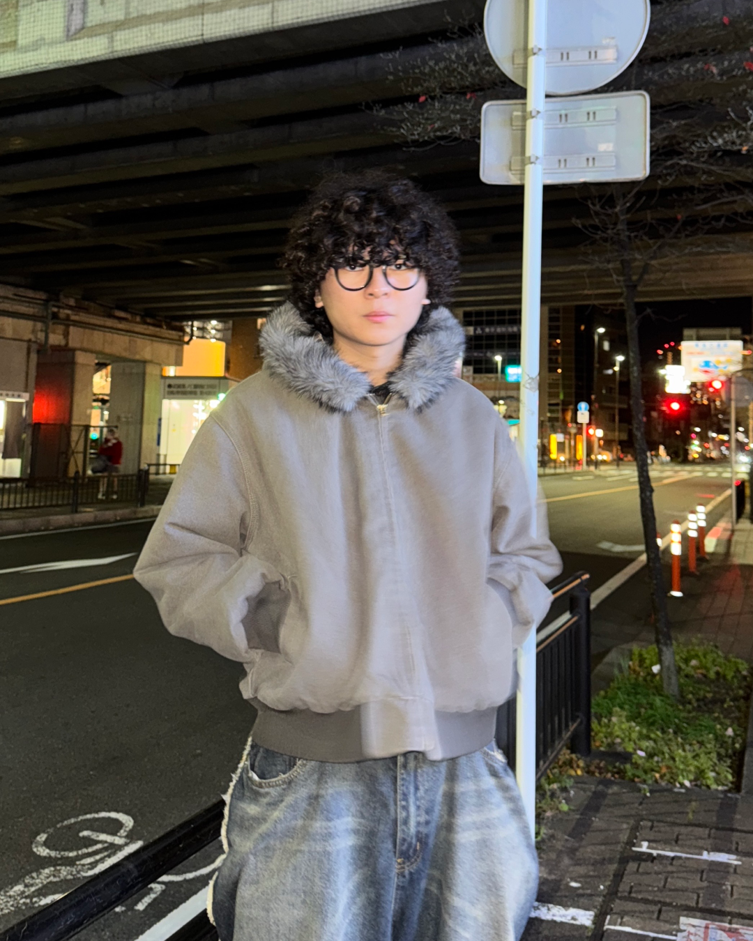 【即納】2wayフードファージャケット OK0025