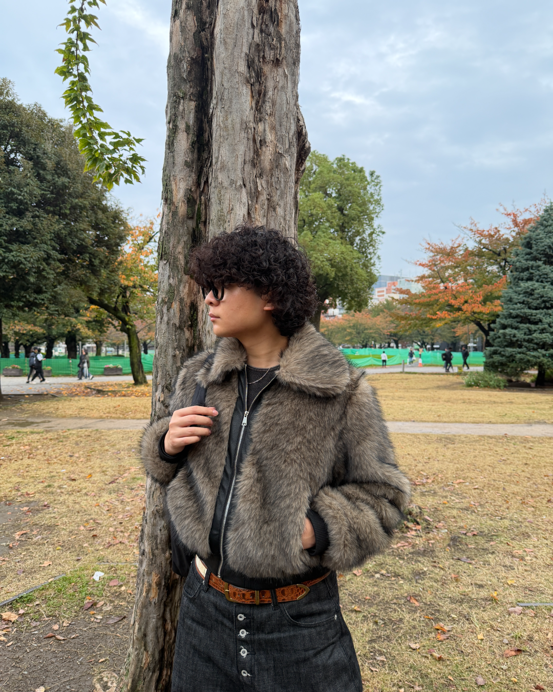 ジップアップファージャケット OK0102