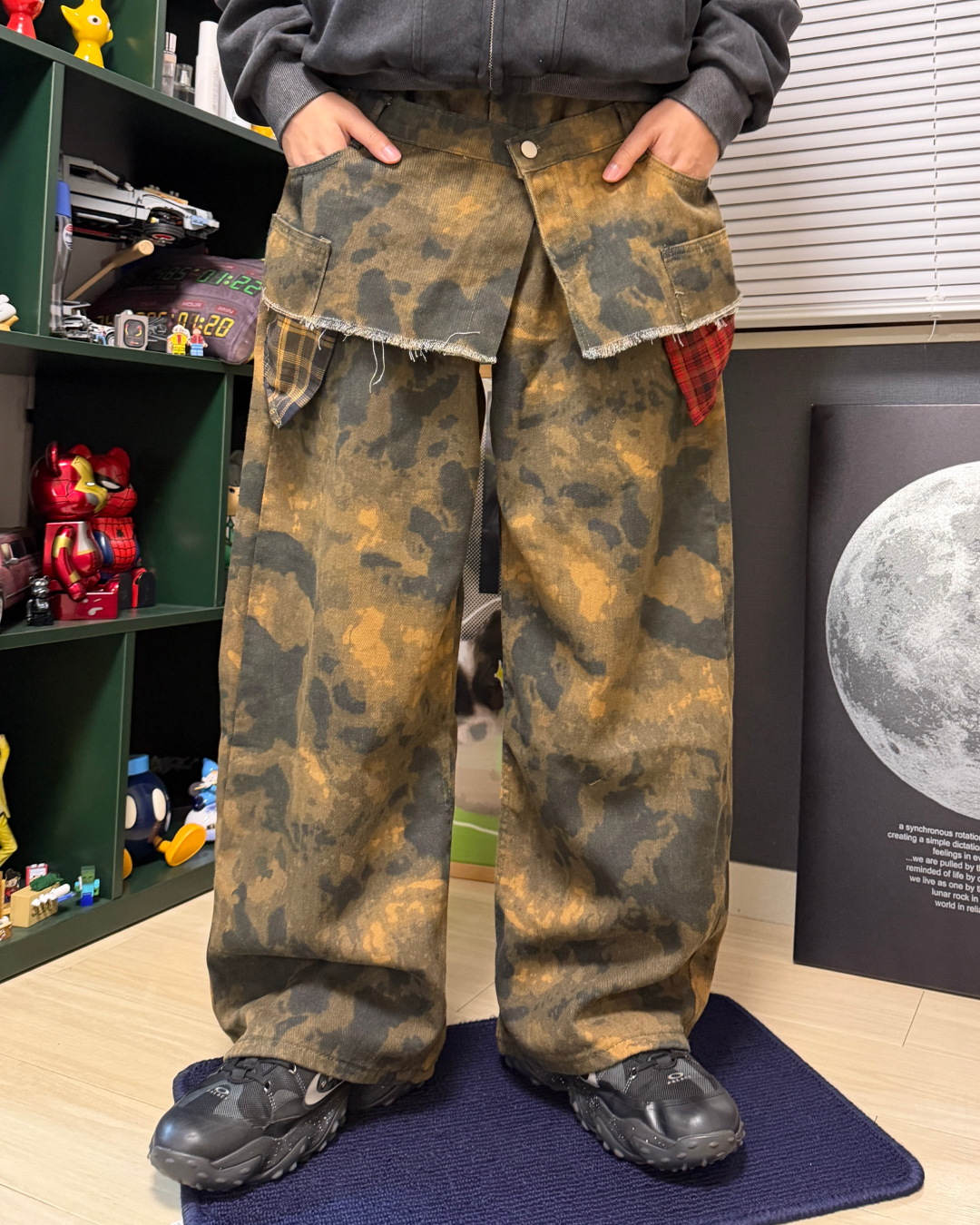 ダーティーカモワイドバルーンパンツ OK0105
