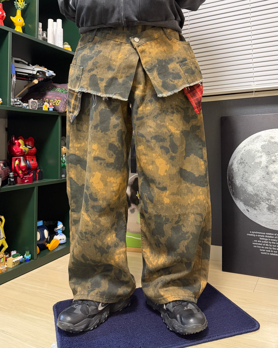ダーティーカモワイドバルーンパンツ OK0105