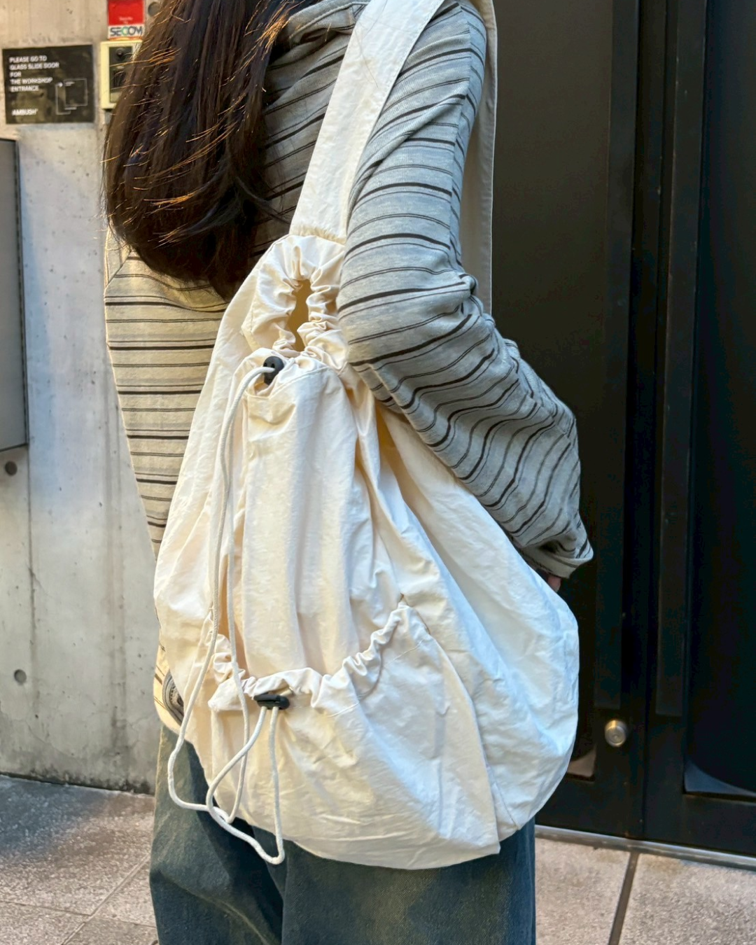 ドローコードナイロンショルダーバッグ CM0016