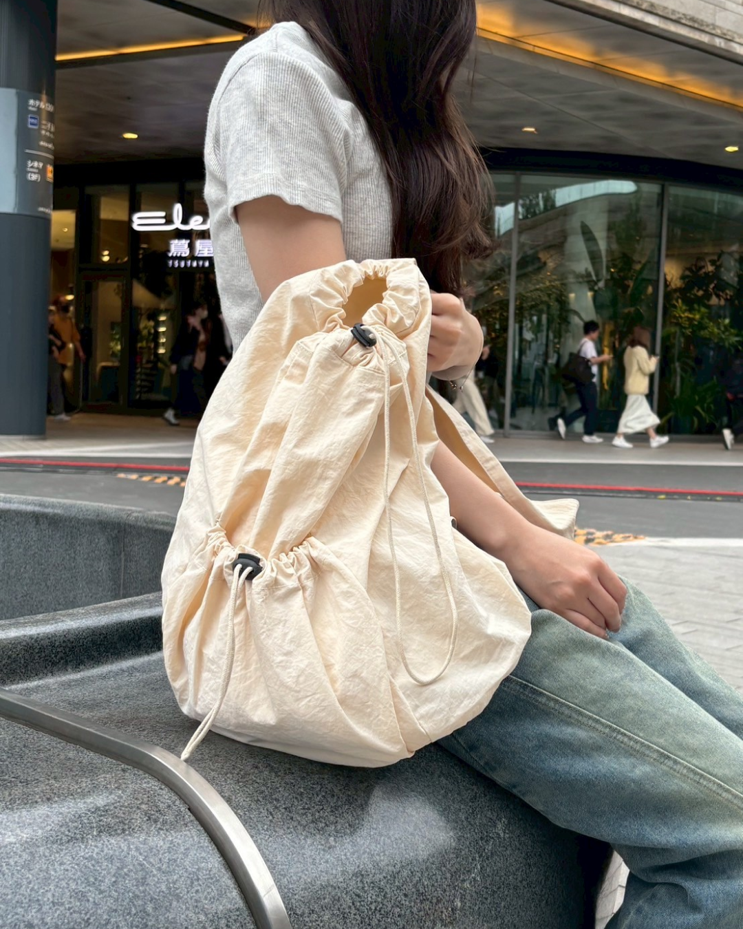 ドローコードナイロンショルダーバッグ CM0016