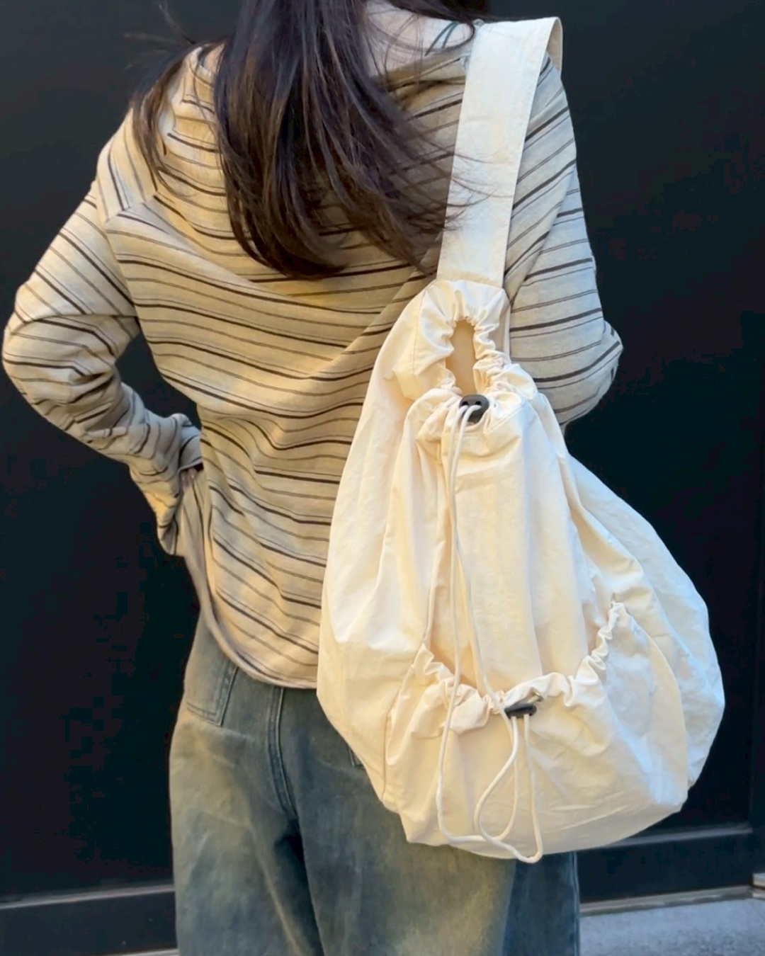 ドローコードナイロンショルダーバッグ CM0016