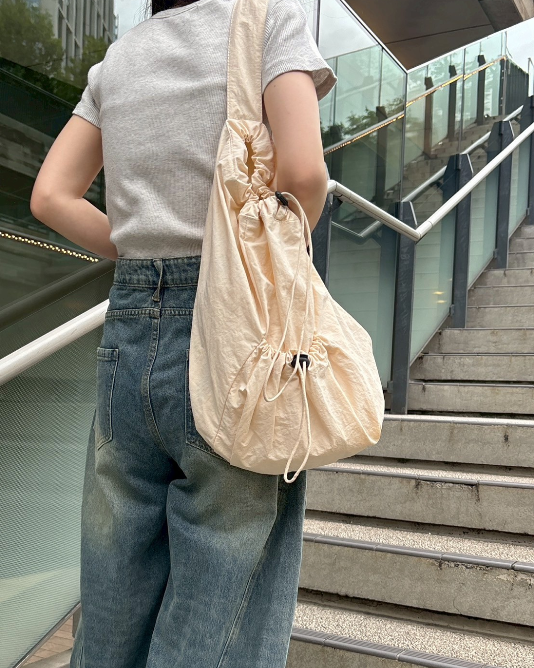 ドローコードナイロンショルダーバッグ CM0016