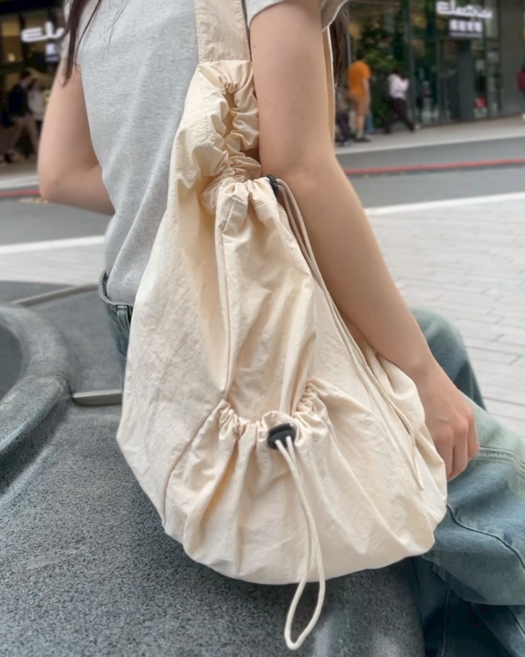 ドローコードナイロンショルダーバッグ CM0016