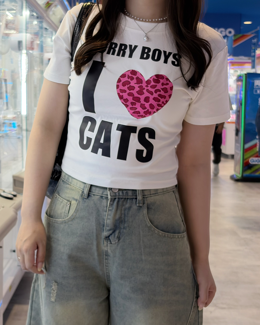 ハートデザインTシャツ OV0061