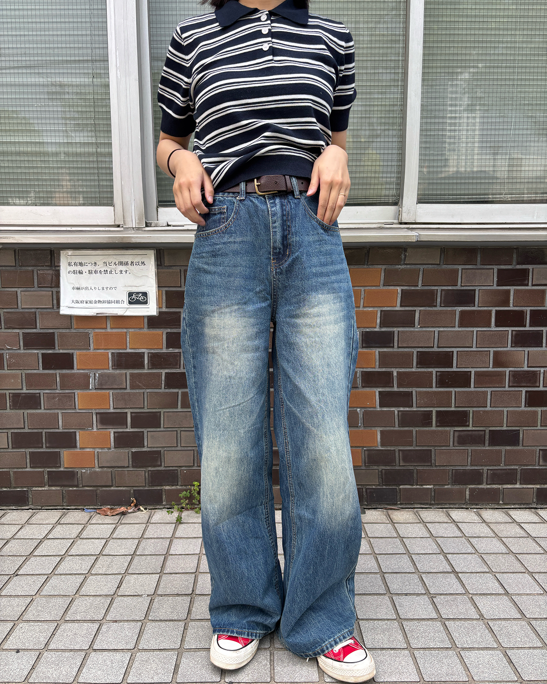 ワイドレッグウォッシュデニムパンツ PZ0109 – YOLO（ヨロ