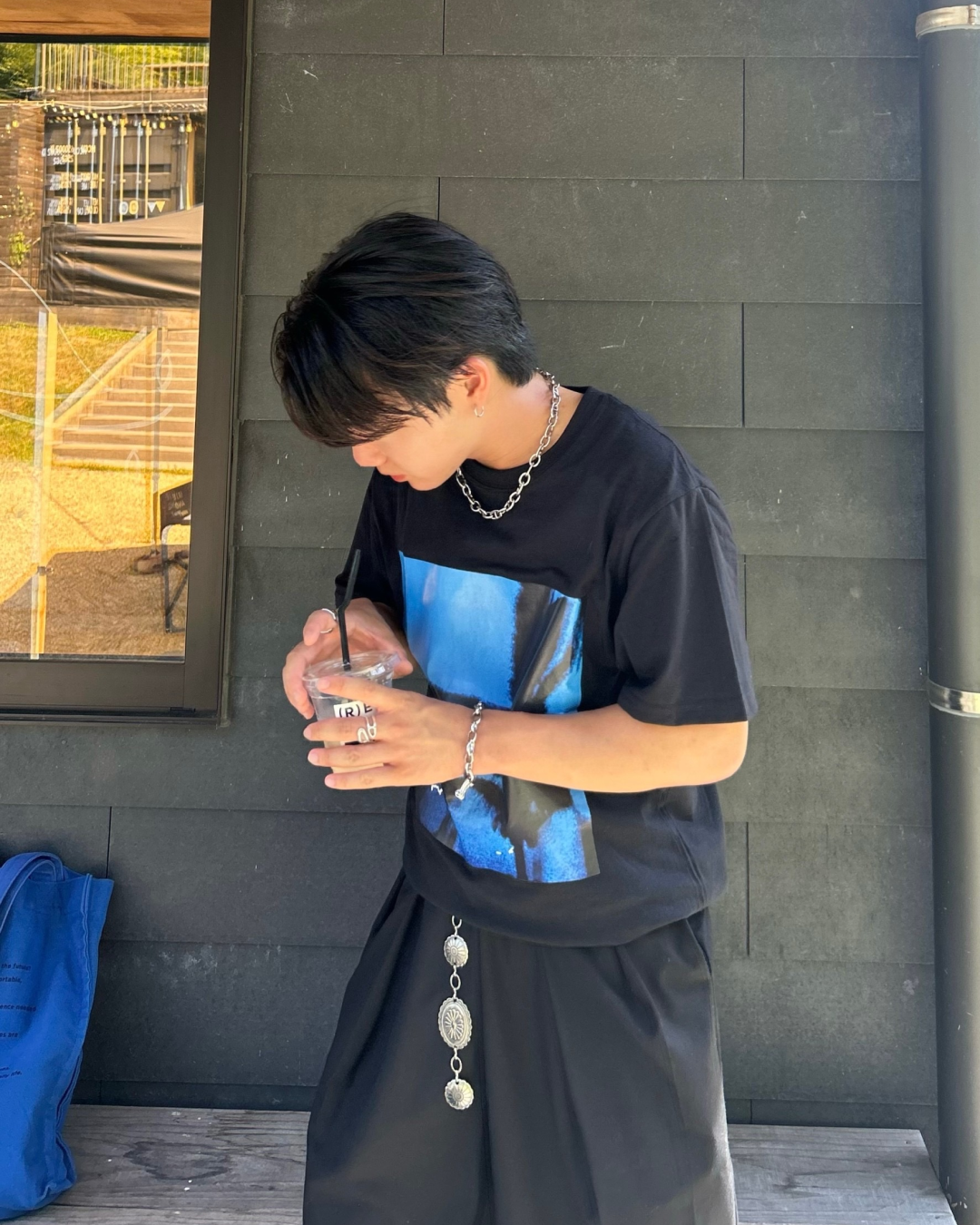 スクエアプリントTシャツ RG0020