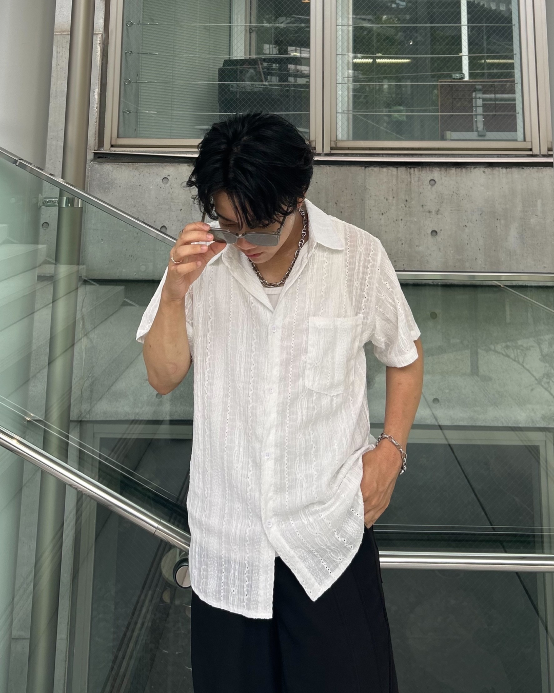 ホワイトサマーシャツ RG0015