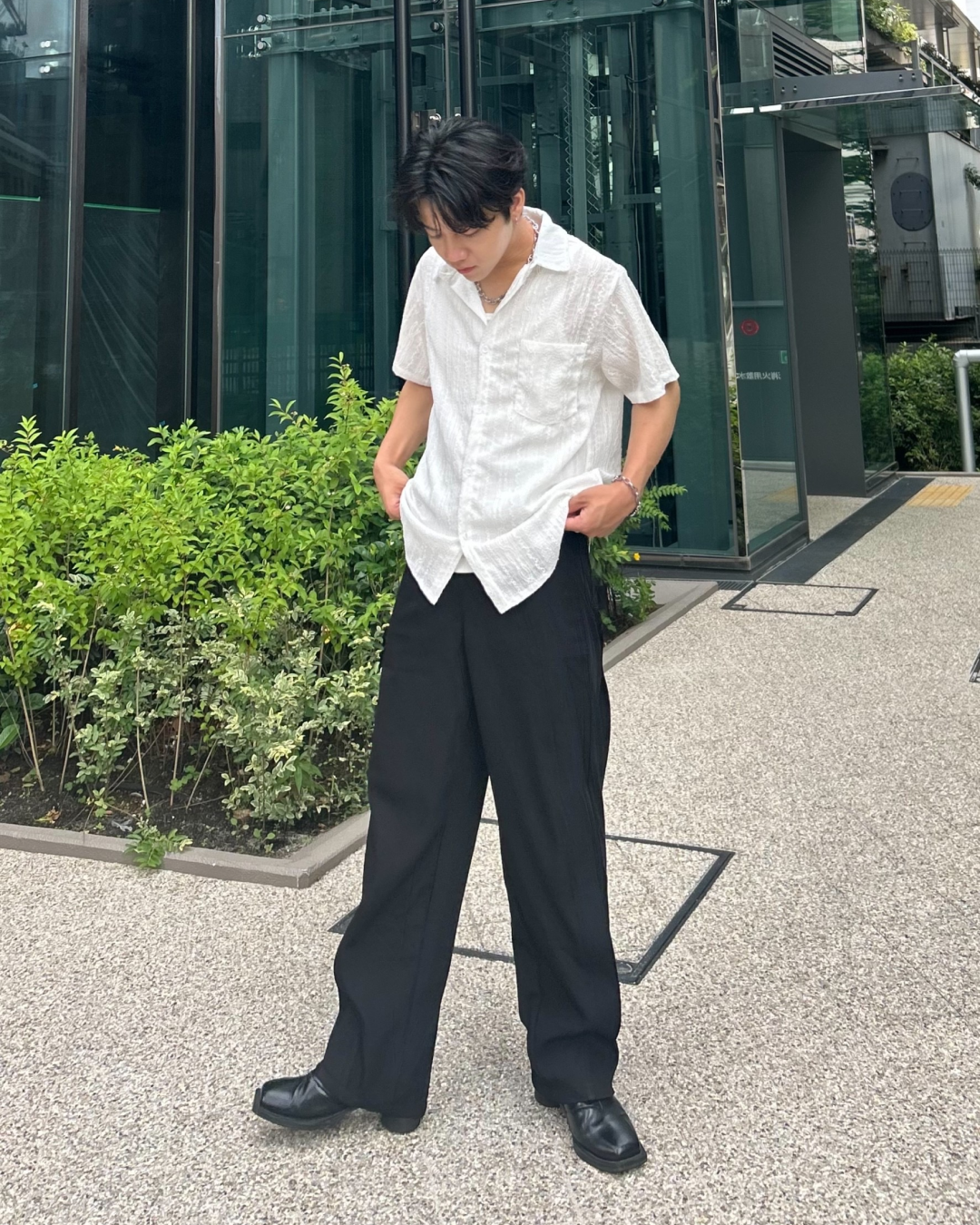 ホワイトサマーシャツ RG0015