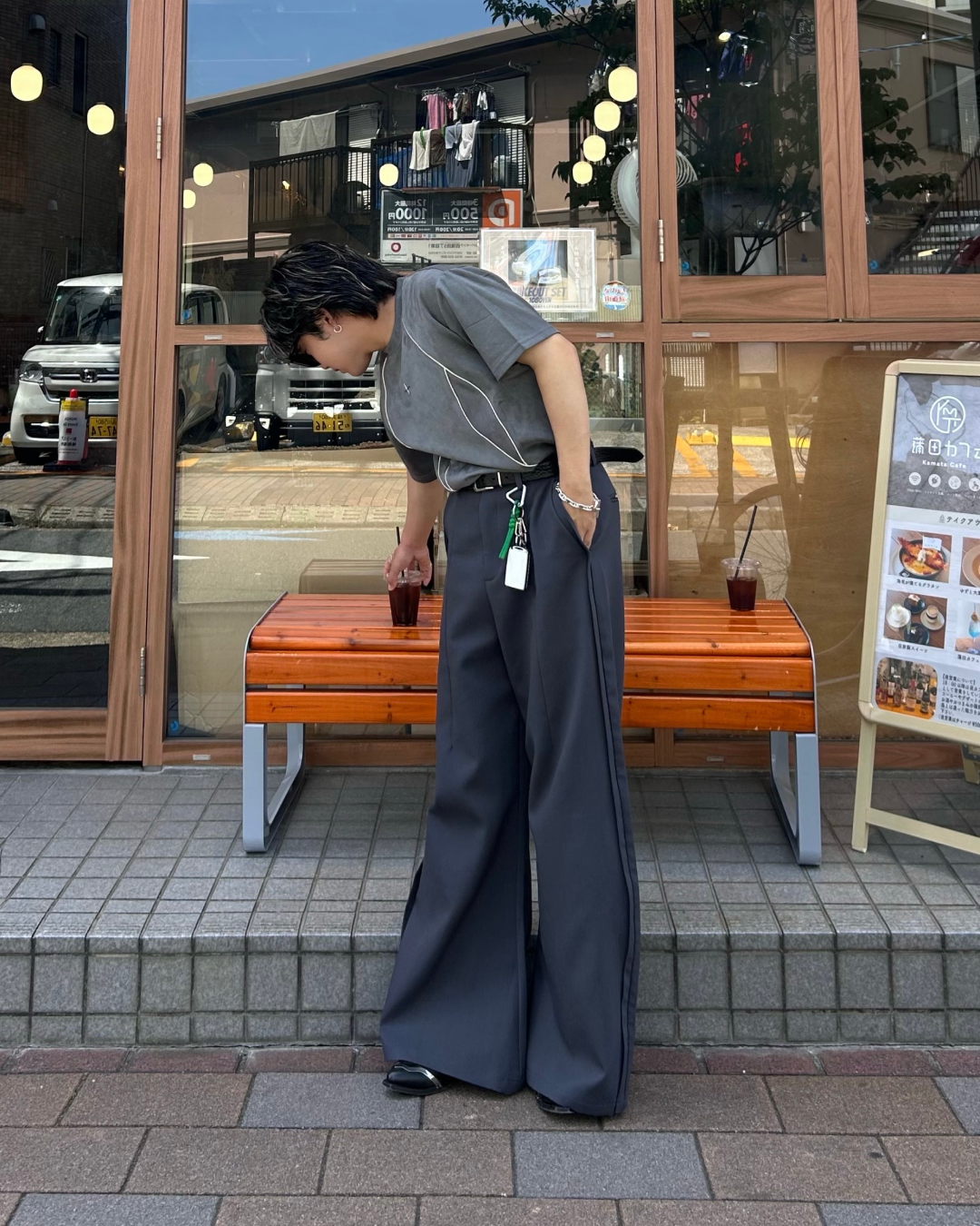 サイドラインデザインTシャツ RG1014