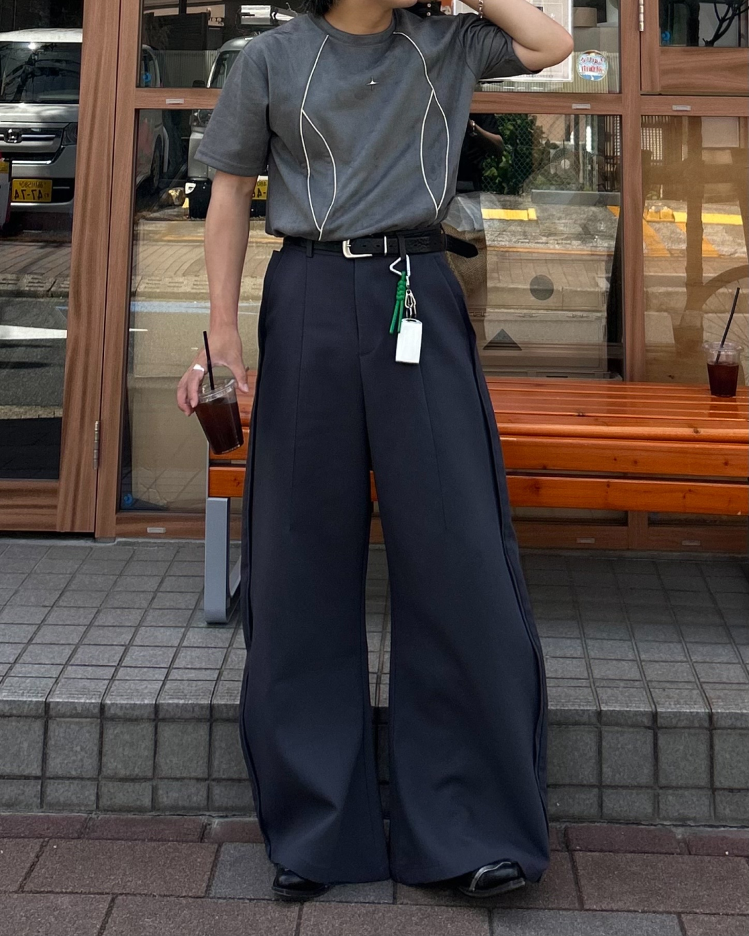 サイドラインデザインTシャツ RG1014