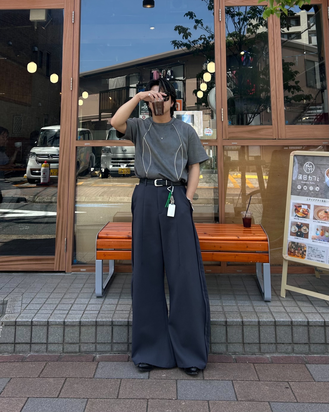 サイドラインデザインTシャツ RG1014