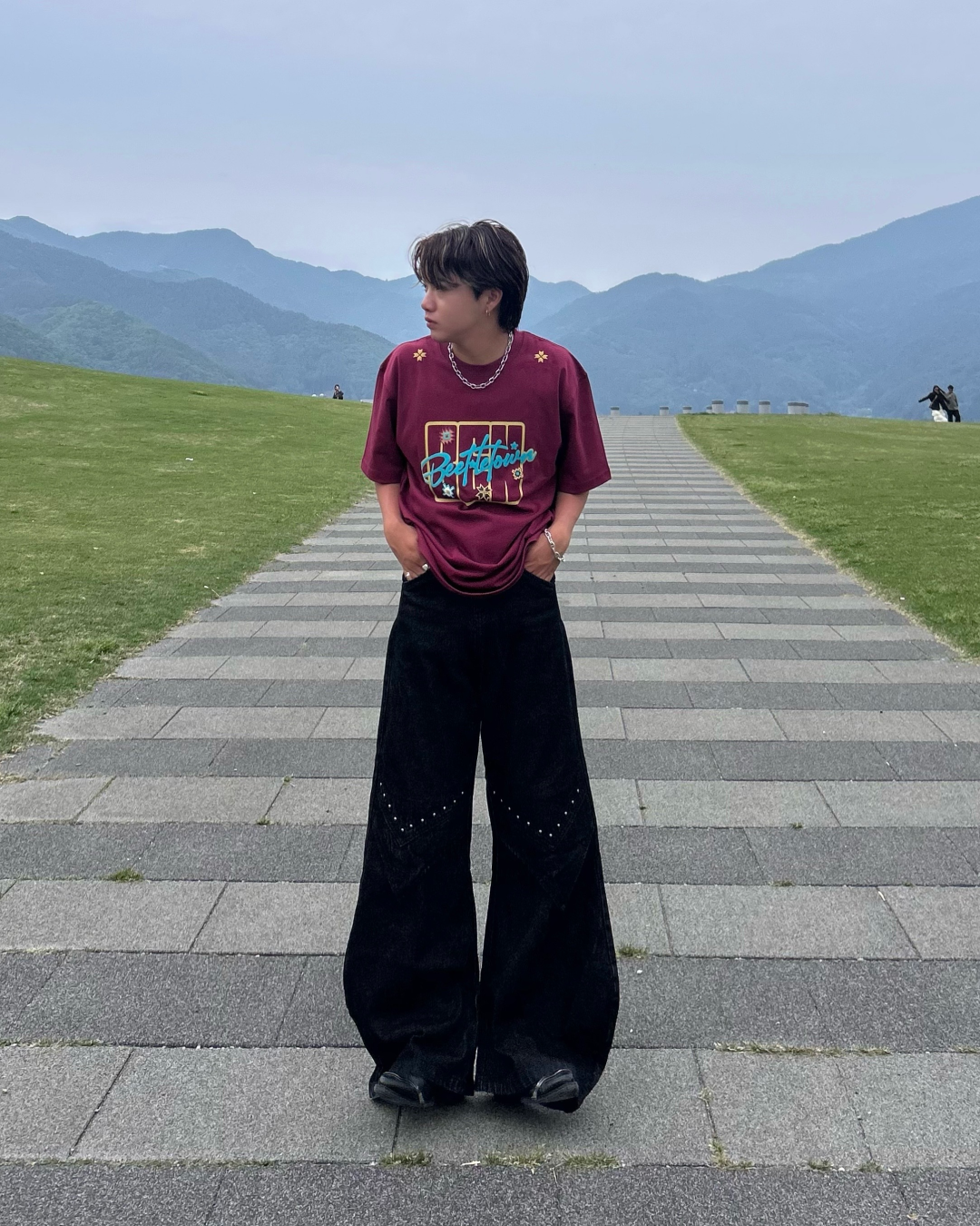 ポップアメリカンプリントTシャツ RG1027