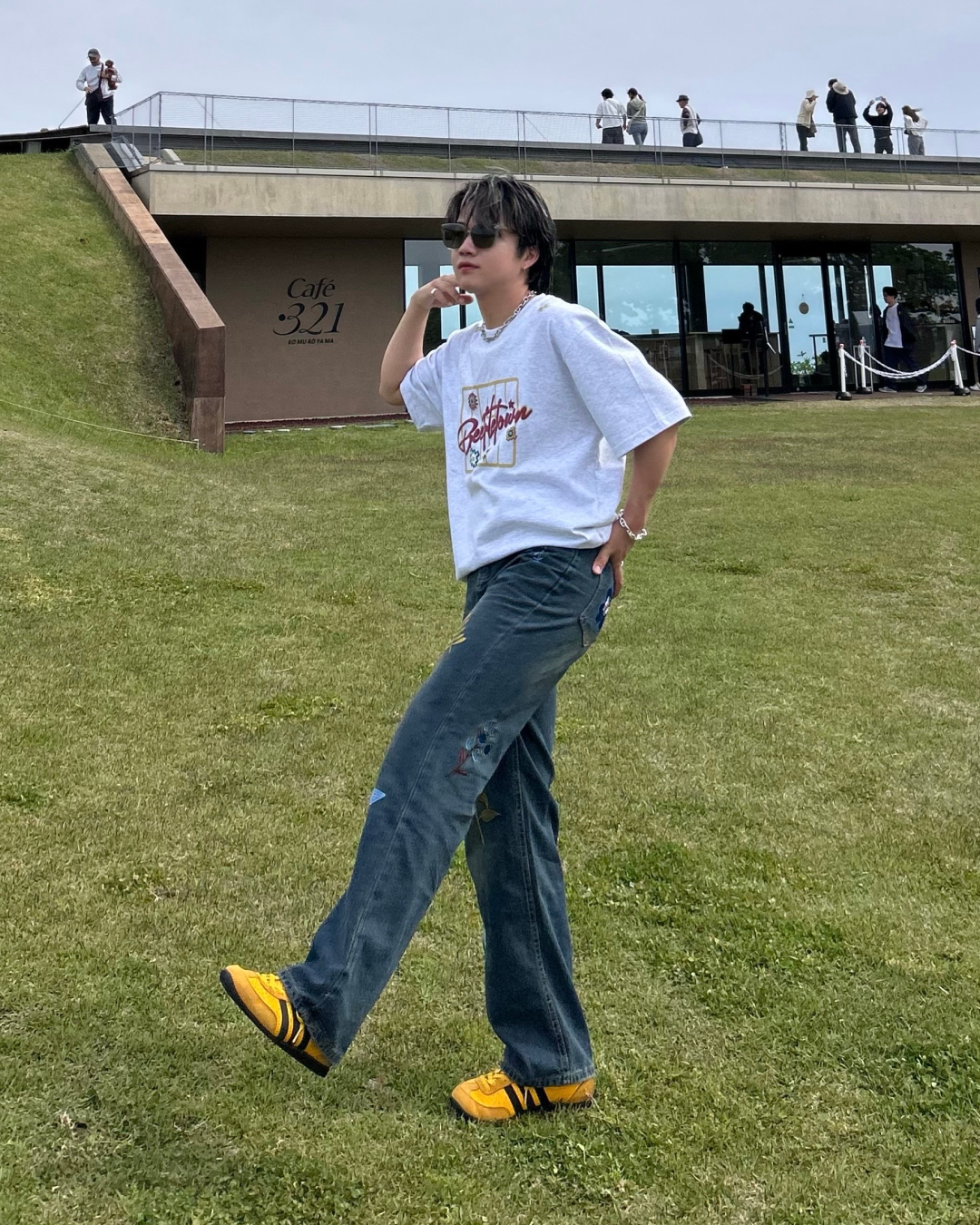 ポップアメリカンプリントTシャツ RG1027