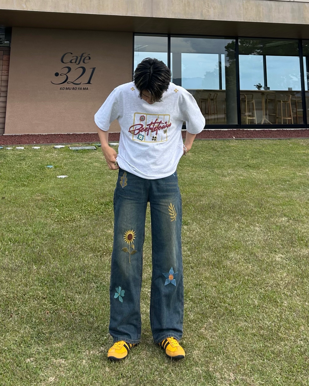 ポップアメリカンプリントTシャツ RG1027