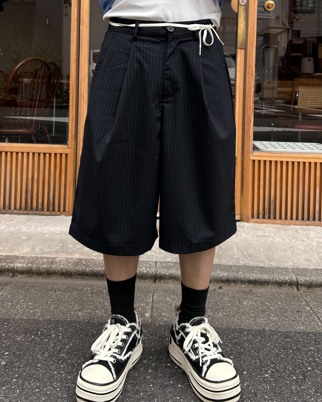 Aラインストライプショーツ RG1032