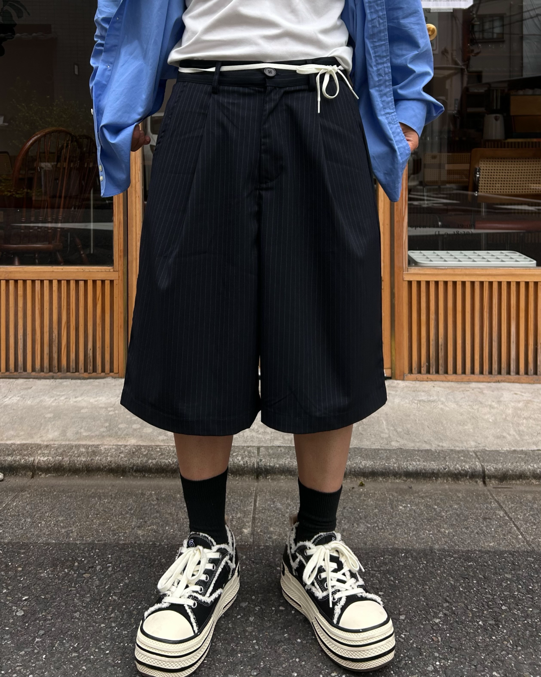 Aラインストライプショーツ RG1032