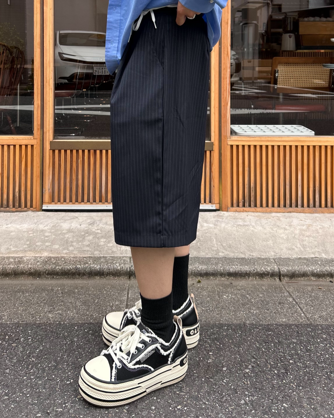 Aラインストライプショーツ RG1032