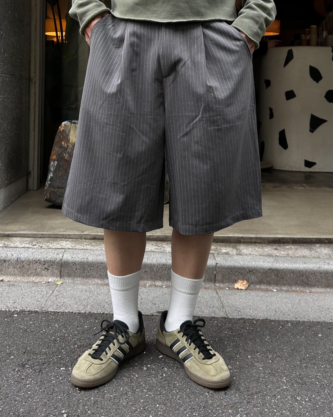 Aラインストライプショーツ RG1032