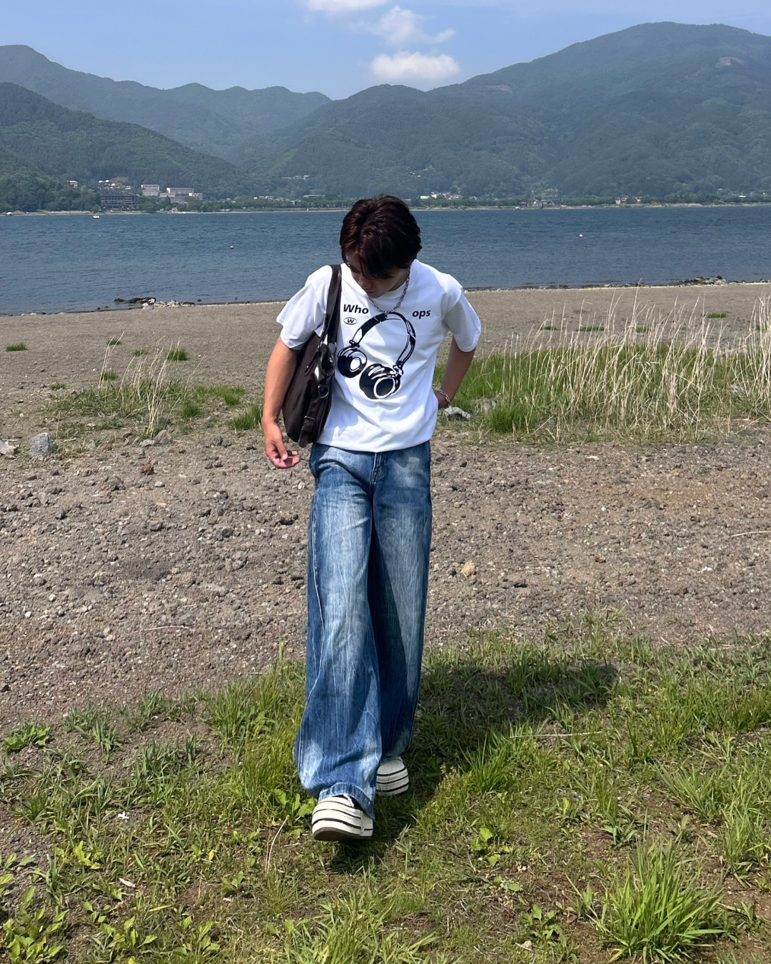 ポップヘッドフォンTシャツ RG1035