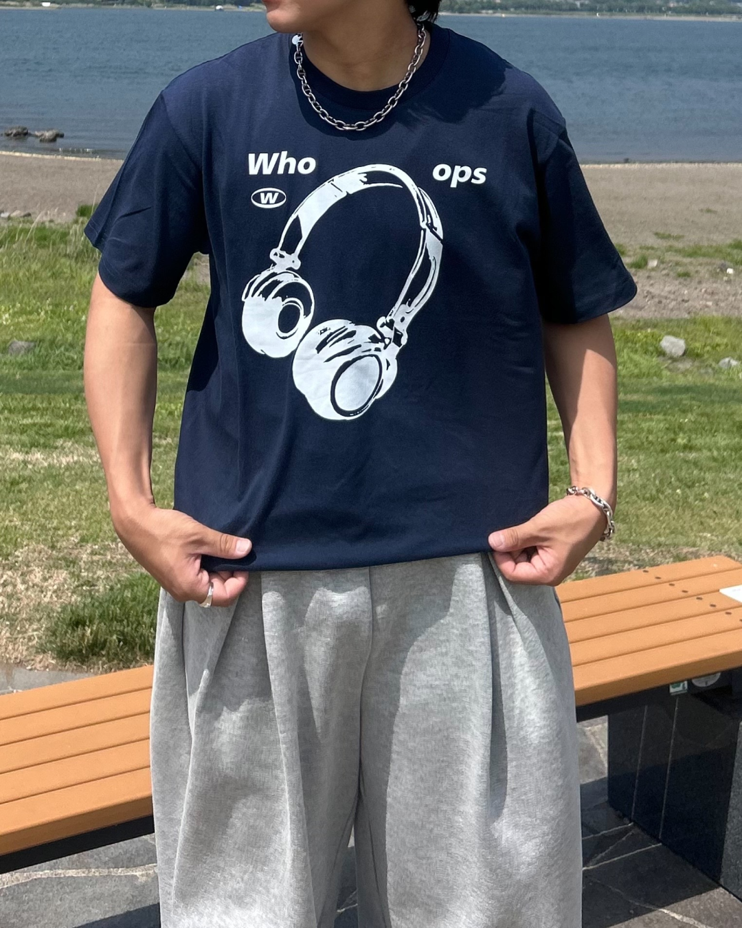 ポップヘッドフォンTシャツ RG1035
