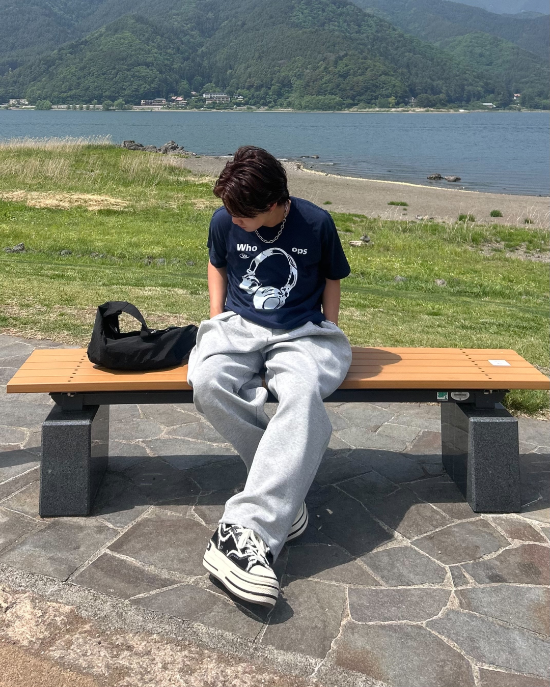ポップヘッドフォンTシャツ RG1035