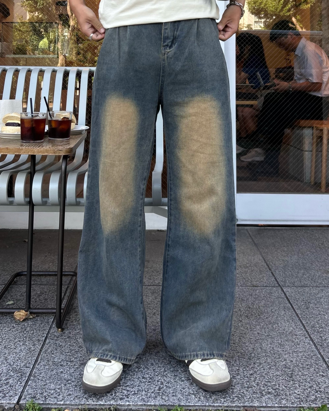 ウォッシュドデニムパンツ RG1063