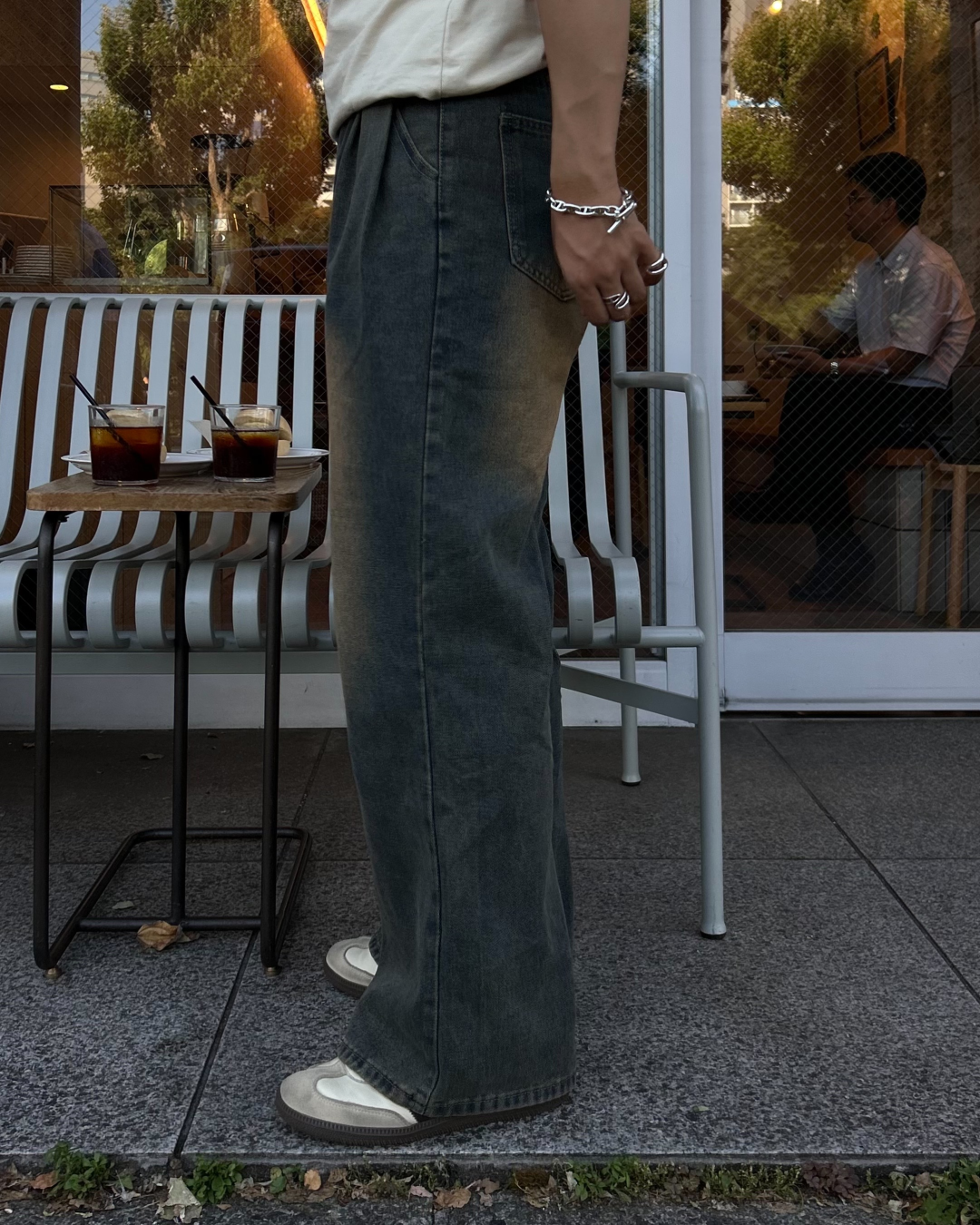 ウォッシュドデニムパンツ RG1063